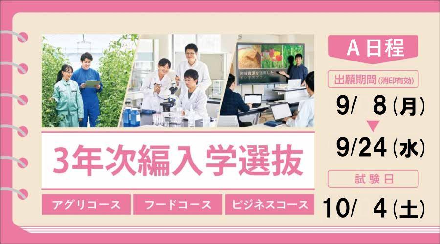 3年次編入学選抜