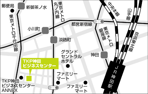 東京会場（AO入試、外国人留学生入試A）の地図